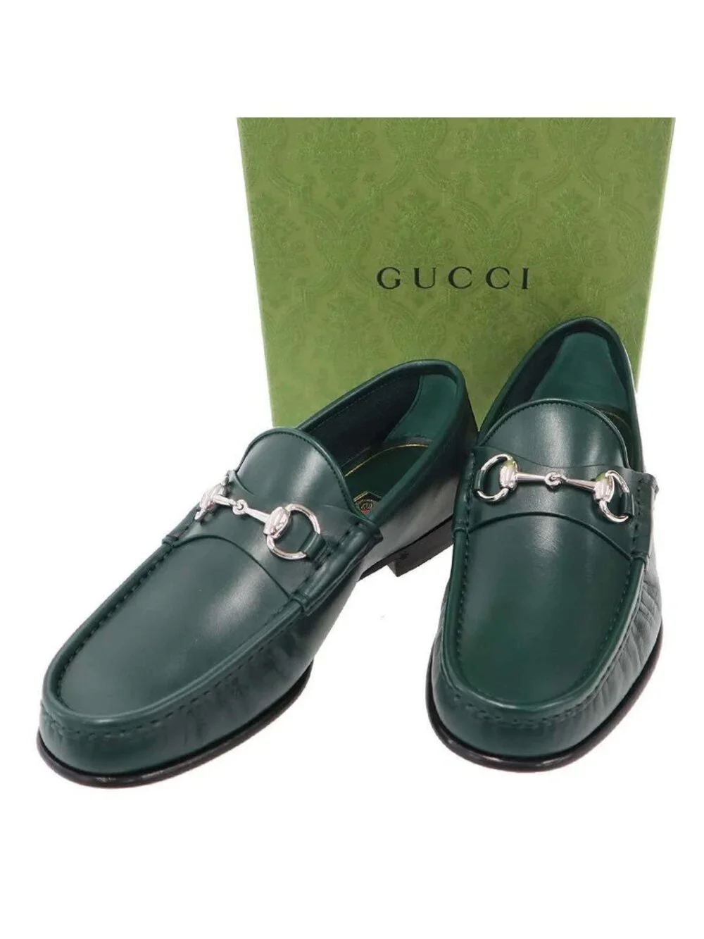 Gucci Horsebit Loafers Shoes Green
